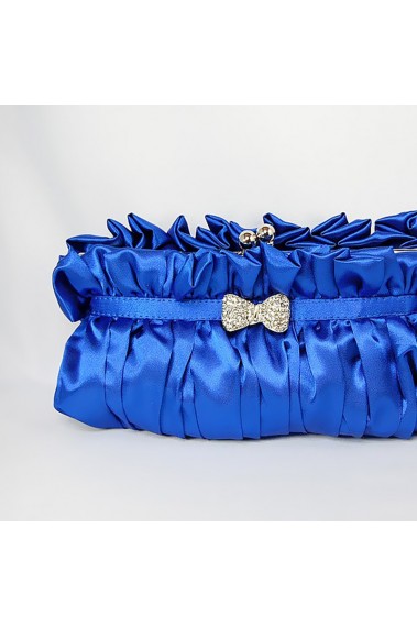 Blue hand clutch rhinestone butterfly - SAC191 #1