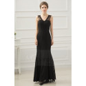 copy of Long Chiffon Evening Dress With Rhinestone Straps - Ref L757PROMO - 03