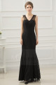 copy of Long Chiffon Evening Dress With Rhinestone Straps - Ref L757PROMO - 03