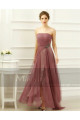 copy of Long Chiffon Evening Dress With Rhinestone Straps - Ref L654PROMO - 03