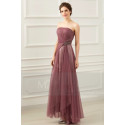 copy of Long Chiffon Evening Dress With Rhinestone Straps - Ref L654PROMO - 04