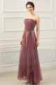 copy of Long Chiffon Evening Dress With Rhinestone Straps - Ref L654PROMO - 04