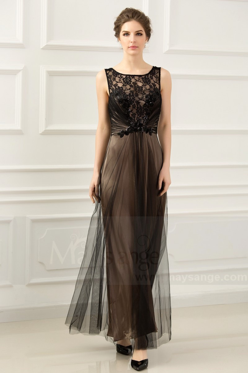 PARISIENNE robe de soirée pas cher dentelle Ref L652 Promo