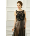 copy of Long Chiffon Evening Dress With Rhinestone Straps - Ref L652PROMO - 04