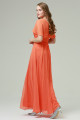 LATINA robe de cérémonie avec des manchetteste - Ref L529 Promo - 03