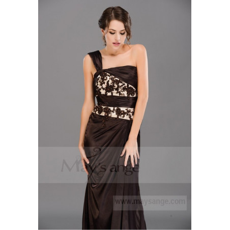 SPY ME robe longue de soirée maysange satin