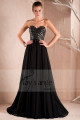copy of Long Chiffon Evening Dress With Rhinestone Straps - Ref L261PROMO - 04