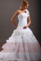 Affordable wedding dresses Rachel with one strap - Ref M042 - 03