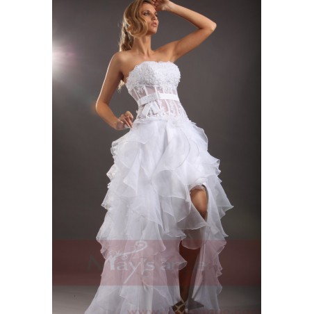 Online wedding dresses Isis visible corset and glitters