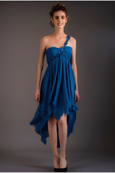 VICENZA robe de soirée pour mariage bleu acier - C567Promotion #1