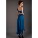 VICENZA robe de soirée pour mariage bleu acier - Ref C567Promotion - 03