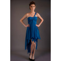 VICENZA robe de soirée pour mariage bleu acier - Ref C567Promotion - 05