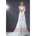 Vintage wedding dress Casablanca with wonderfull embroideries - Ref M046 - 03