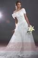 Beach wedding dress Venus with embroideries and flowers - Ref M049 - 02