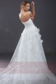 Beach wedding dress Venus with embroideries and flowers - Ref M049 - 03