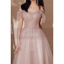 Tulle Long Elegant Dresses For Prom With Top Checkered Square Fabric Grid - Ref L2003 - 03