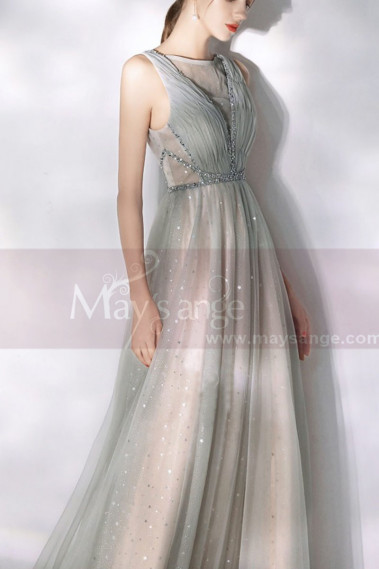 Sparkly Floor Length Long Gown Dress - L2005 #1