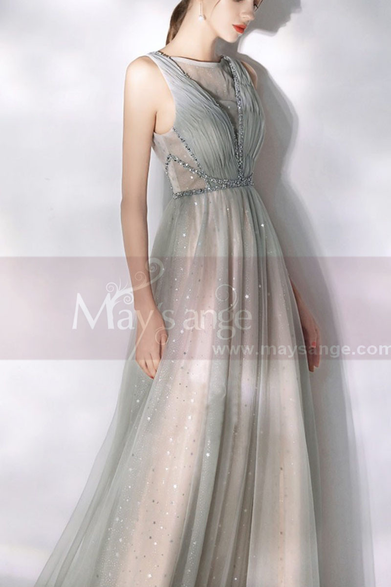 Sparkly Floor Length Long Gown Dress - Ref L2005 - 01