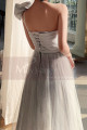 Reception Dress For Bride In White With Large Single Strap Bow - Ref L1214 - 03