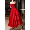 Robe Ceremonie Femme Chic Rouge Virevoltante - Ref C1944 - 06