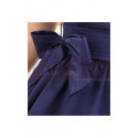 One Shoulder Short Blue Birthday Dresses With Bow Belt - Ref C911 - 05