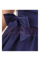 One Shoulder Short Blue Birthday Dresses With Bow Belt - Ref C911 - 05