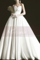 Beautiful White Satin Wedding Dress Romantic Strapless Knot - Ref M1253 - 05