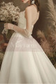 Beautiful White Satin Wedding Dress Romantic Strapless Knot - Ref M1253 - 04