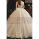 Princess Grace Wedding Dress Embroidered And Rhinestones Top - Ref M1257 - 02