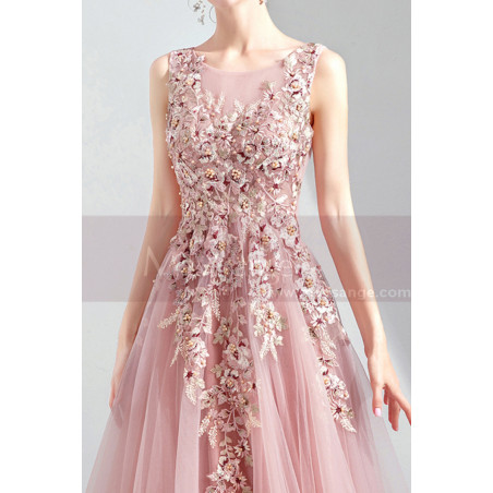 Robe Longue Rose Cérémonie - Taille 36/38, Occasion Très Bon état, Style élégant Pour événement