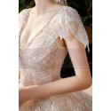 Luxury Wedding Dress Large Wide Skirt And Precious Ornaments - Ref M1261 - 02