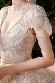 Luxury Wedding Dress Large Wide Skirt And Precious Ornaments - Ref M1261 - 02