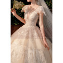 Luxury Wedding Dress Large Wide Skirt And Precious Ornaments - Ref M1261 - 04