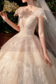 Luxury Wedding Dress Large Wide Skirt And Precious Ornaments - Ref M1261 - 04