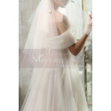 Beautiful Tie Neck Off The Shoulder Wedding Dress Satin Top - Ref M1264 - 03