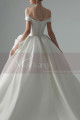 Sleeveless Satin Ball Gown Wedding Dress Multi Layer Skirt - Ref M1266 - 05