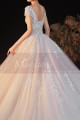 Lacing Top Elegant Embroidered Wedding Gown Soft Tulle Skirt - Ref M1268 - 02