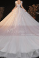 Robe Blanche De Mariée Maysange Jolie Broderie Pour Mariée Glamour Avec Sa Jupe Large En Tulle - Ref M1268 - 03