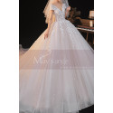 Lacing Top Elegant Embroidered Wedding Gown Soft Tulle Skirt - Ref M1268 - 04