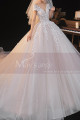Lacing Top Elegant Embroidered Wedding Gown Soft Tulle Skirt - Ref M1268 - 04