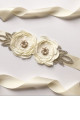 Ivory satin belt for bridesmaid dresses - Ref YD002 - 05