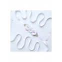 Jolie ceinture mariage blanche fleurs - Ref YD003 - 08