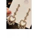Crystal golden earring designs wedding - Ref B101 - 03