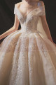 Sparkling Ivory Off The Shoulder Best celebrity Wedding Gown - Ref M1251 - 05