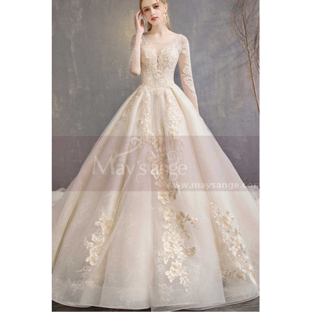 Splendid Champagne Wedding Dress For A Dream Wedding