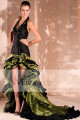 Andalousie printanière robe de soirée sirène col V - Ref L004 - 03
