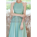 Tea Lenght Mint Green Short Wedding Guest Dresses Thin Strap - Ref C1986 - 03