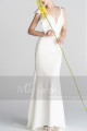 Bow Strap And Plunging Neck Mermaid Style Civil Bridal Dress - Ref M1302 - 02