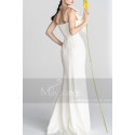 Bow Strap And Plunging Neck Mermaid Style Civil Bridal Dress - Ref M1302 - 05