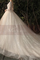 Gorgeous V Lace Sparkling Neckling Long Sleeve Wedding Dress - Ref M1304 - 04